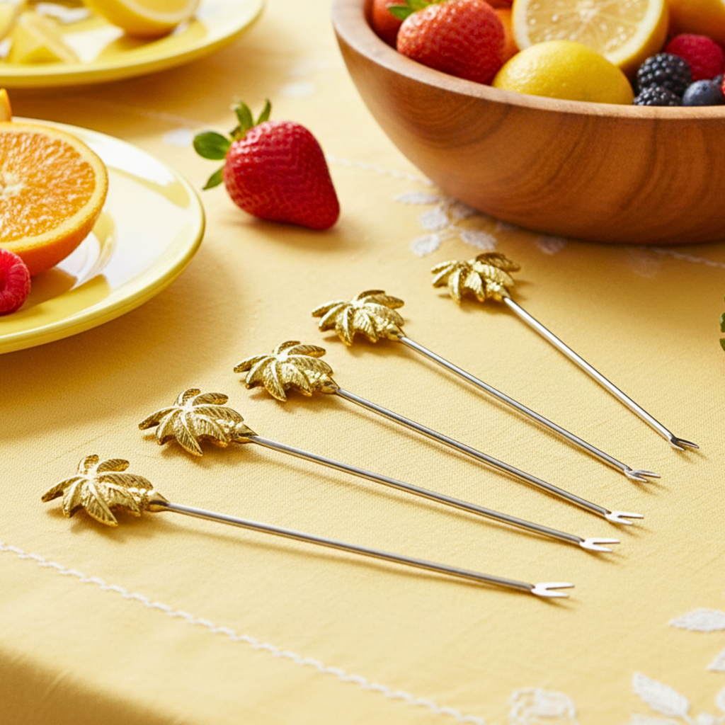 Heritage Tree-Shaped Handle Fork Set of 6