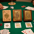 Poker Night Wooden Card Holder Set of 3