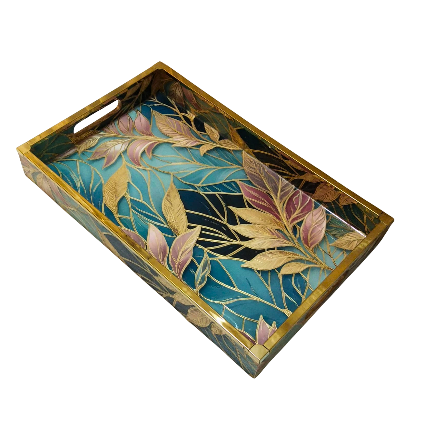 Wooden Serving Tray Set of 3