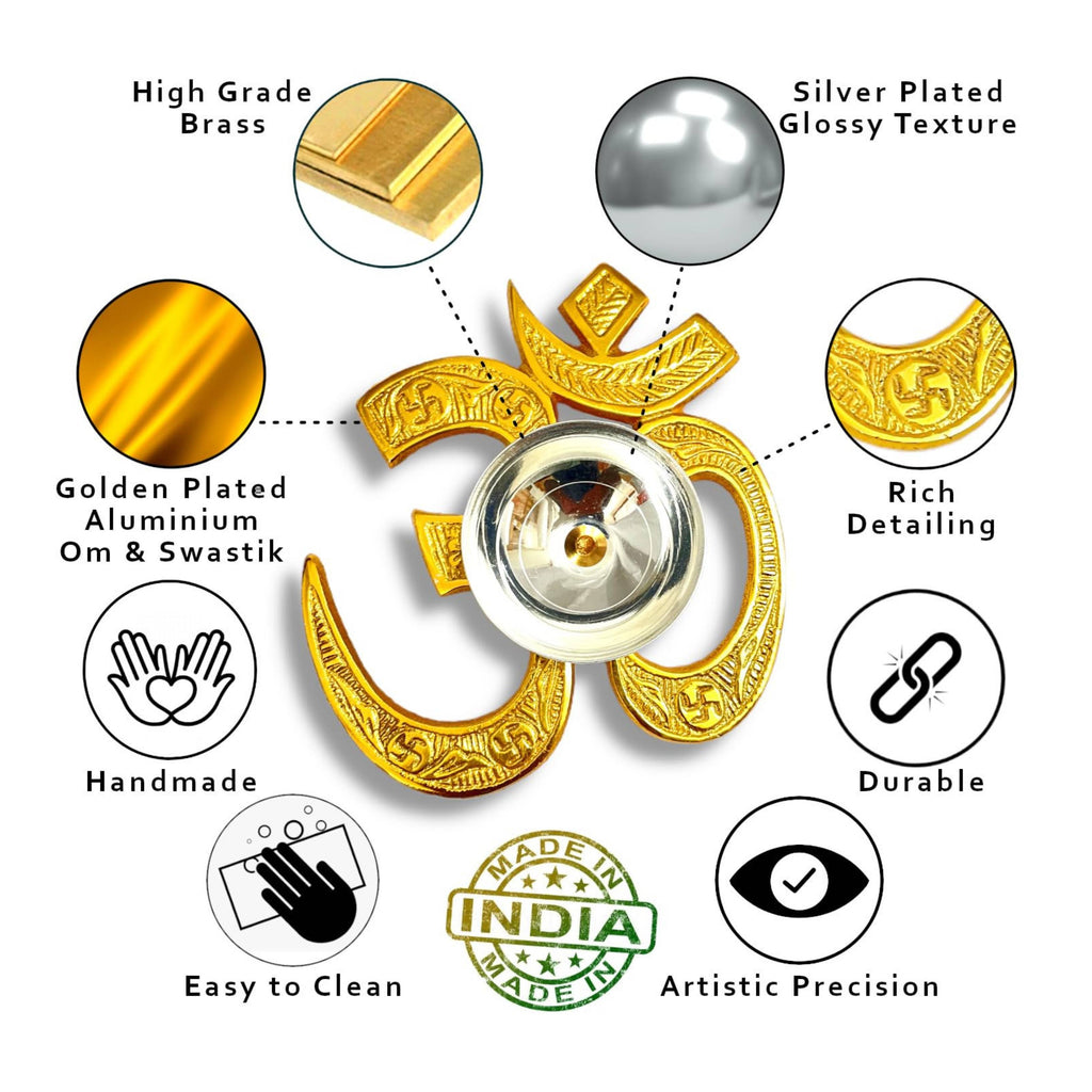 Anant Om Diya with Velvet Box