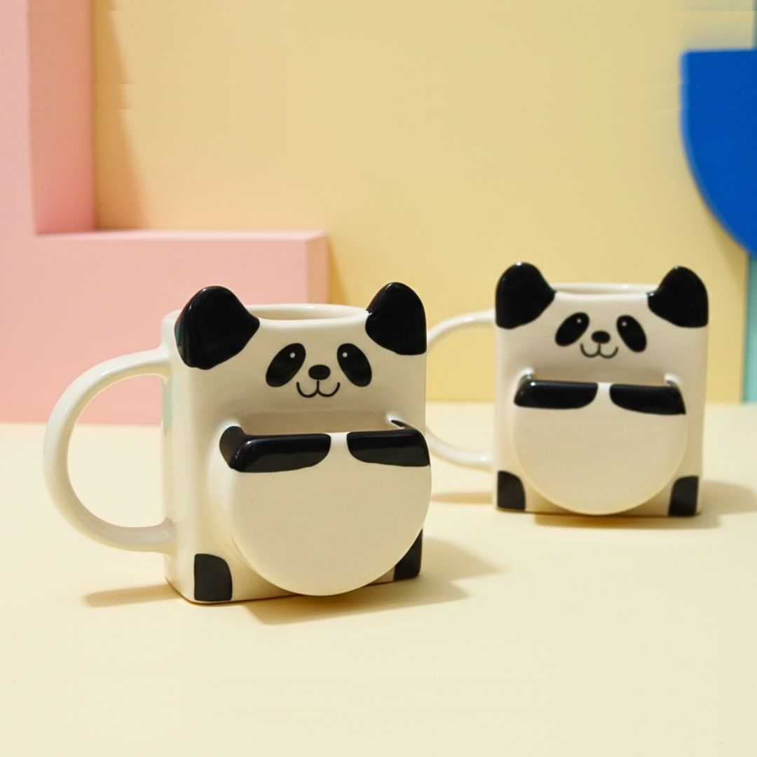 Panda Ceramic Hug Mug