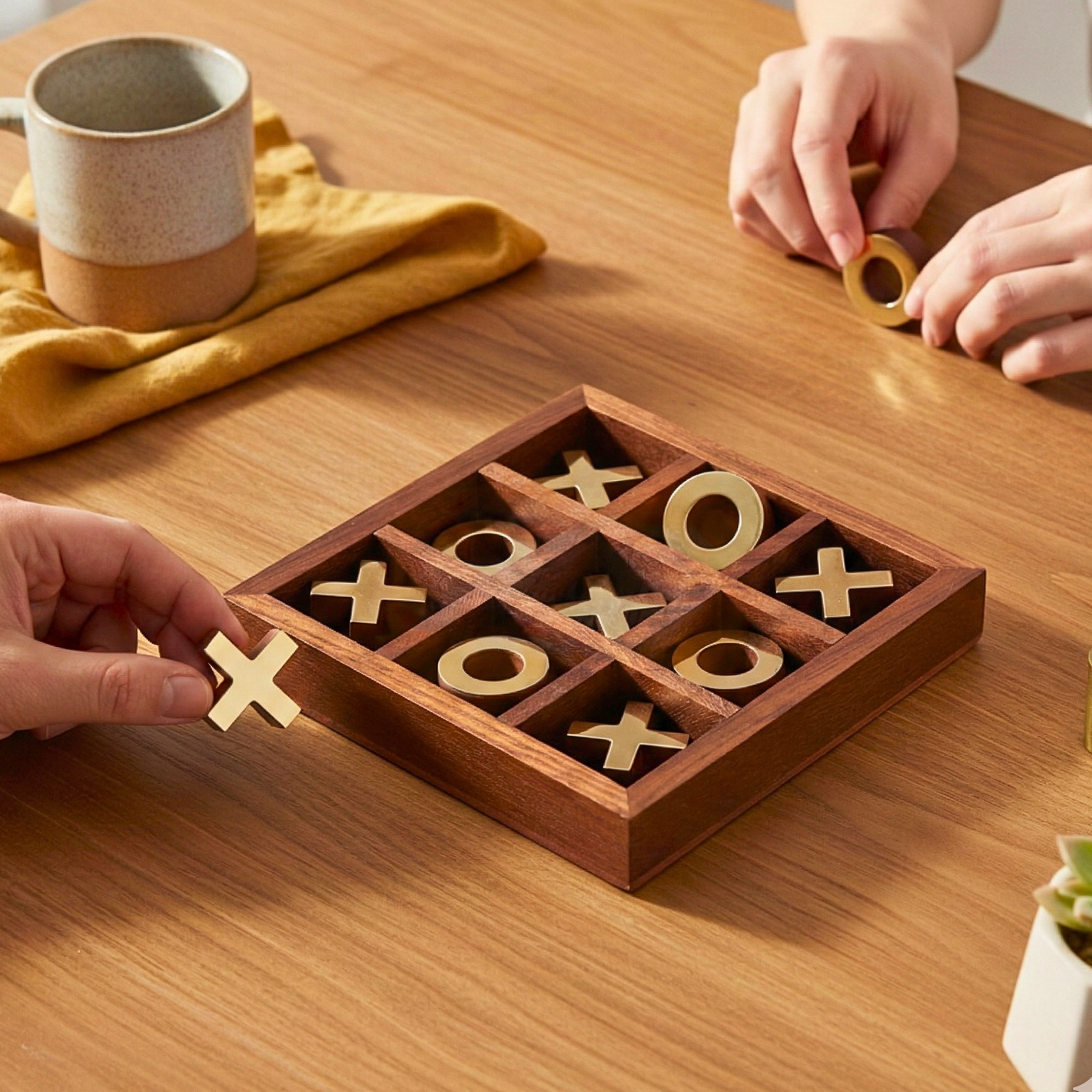 Classic Strategy Tic Tac Toe Wooden Game