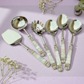 Royal Pearl Handle Silver Cutlery Set of 6