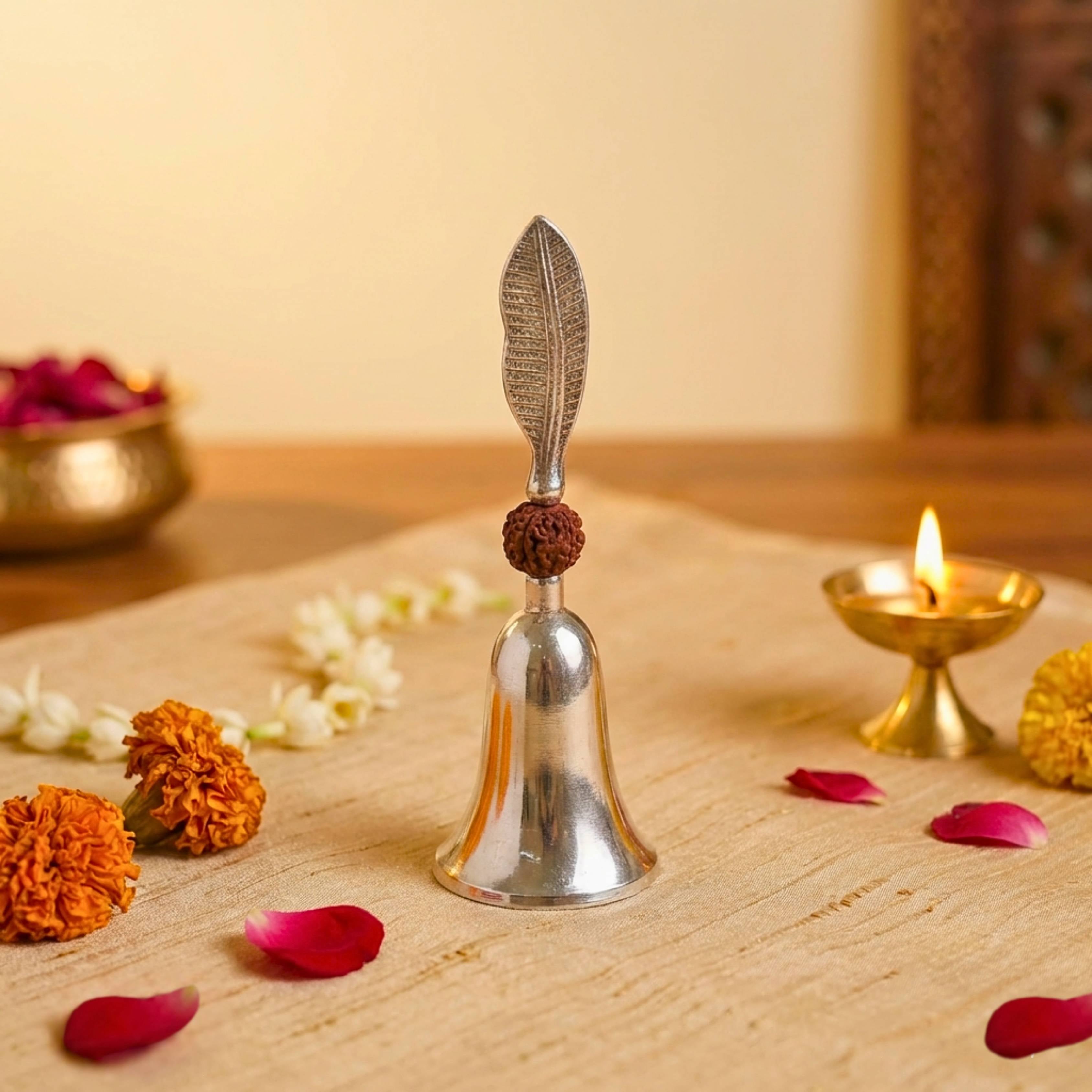 Shankhnaad Mandir Bell with Velvet Box