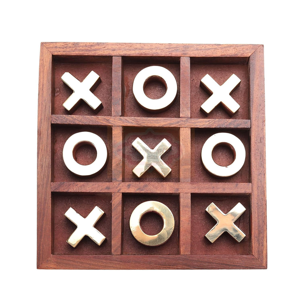 Classic Strategy Tic Tac Toe Wooden Game