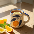 Mediterranean Citrus Ceramic Mug