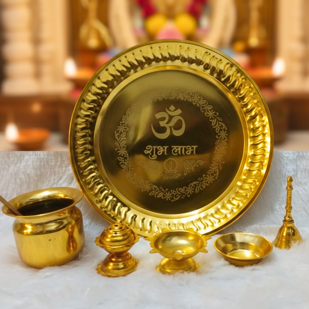 Shubh Aarambh Pooja Thali Set