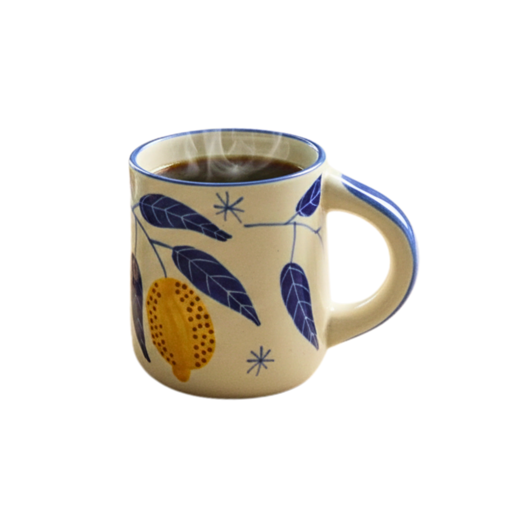 Mediterranean Citrus Ceramic Mug